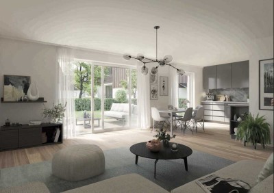 Exklusive 3-Zimmer-Gartenwohnung mit Einbauküche – Erstbezug ab 1.12.2025! Großer Garten!