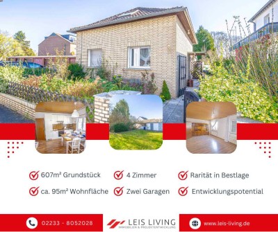 Rarität Mitten in Pulheim,Freistehendes Einfamilienhaus mit großem Ausbaupotential