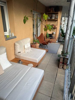 Moderne 2-Zimmer Wohnung mit Balkon in Bockenheim Nähe Palmengarten