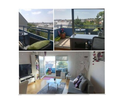 Provisionsfrei -Wienblick 1180 - Warmmiete - Helle 3-Zimmer-Wohnung mit sonnigem Balkon - möbliert
