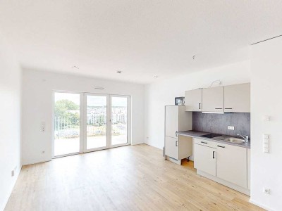 Moderne 1-Zimmer-Wohnung mit Balkon