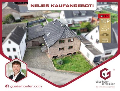 Kurzfristig bezugsfrei! Großzügiges Einfamilienhaus mit großem Garten und Garage in ruhiger Lage