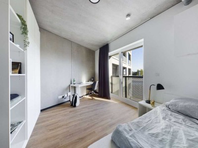 DIE ZIMMEREI | Zentral + möbliert: WG-Zimmer für Studierende + Azubis in Köln Deutz | Shared Bude