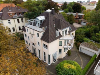 Wohnen in bester Walllage von Braunschweig - Großes Penthouse mit Garage zum Eigenbezug inklusive !!