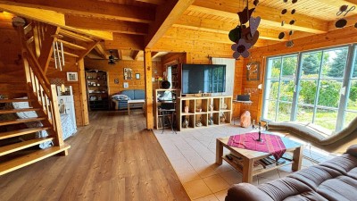 neuer Preis! - Traumhaftes Holzblockhaus in Zentrumnähe von Oberpullendorf