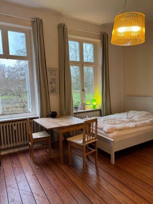 Naturidylle, Zi mit Küche, hell, ruhig,, Garten, verkehrsgünstig