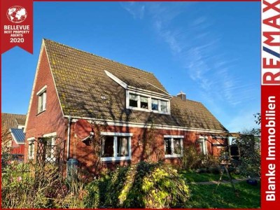 • Ebenerdig wohnen möglich • Glasfaser • neue Elektrik • Terrasse • nur 10 Autominuten bis Ditzum •