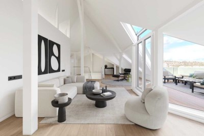 Wohnen der besonderen Art! - Großartiges Penthouse mit atemberaubenden Panoramablick!