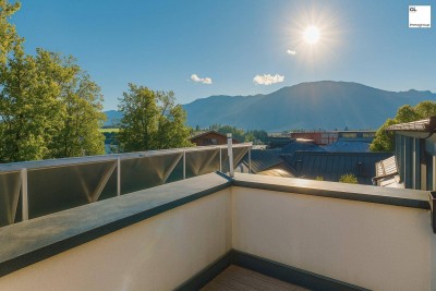 Beeindruckende 2 1/2-Zimmer-Wohnung im Herzen des Pinzgaus - in Saalfelden, Lofererstraße, Dachterrasse, Top-Lage und -Ausblick!