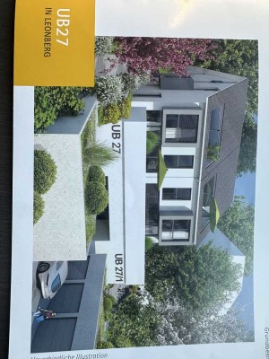5-Zimmer-Maisonette-Wohnungen (4) in Top-Lage in Leonberg, Neubau (KFW 55-Standard)