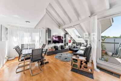 Attraktive Dachgeschoss-Maisonettewohnung in gefragter Lage von S-Sillenbuch