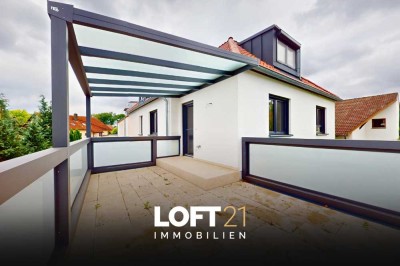 ** Exklusiv & einzigartig: Wohnung mit 3 überdachten Terrassen im Süden Ingolstadts **