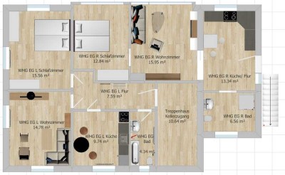 komplett Frisch renovierte (2025) Wohnung am Tharandter Wald – Perfekt für Singles und Paare