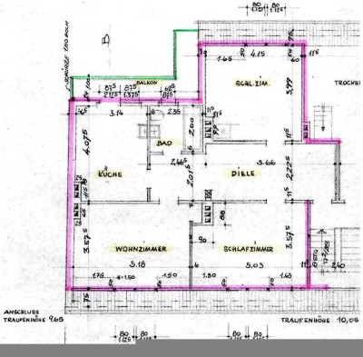 Großzügige 3 Zimmer + KDB + gr. Balkon, MG-Rheydt, 78 qm Wohnfläche