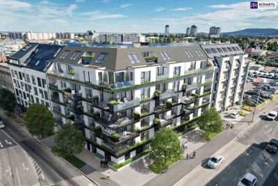 Komplett hofseitig! TOP Neubauprojekt! Ideale Kleinwohnung mit Loggia und Terrasse + Beste Anbindung und Infrastruktur + Garagenplatz optional! Jetzt Vorteile zum Projektstart sichern!