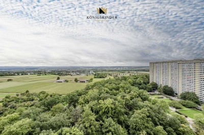 Aus dem 20. Stock mit herrlichem Blick über den Asemwald Ihre Gelegenheit für traumhaften Weitblick!