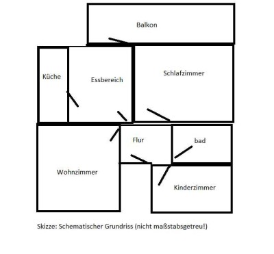 Gepflegte 3,5-Zimmer-Wohnung mit Balkon in Durmersheim