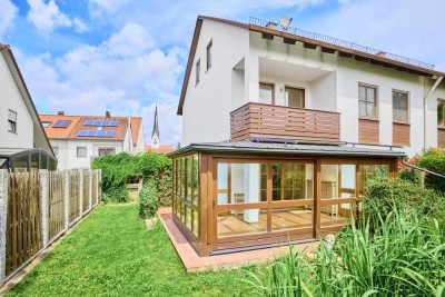 Lichtdurchflutete Doppelhaushälfte mit Wintergarten in Schwabmünchen
