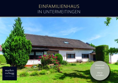 Ihr neues Zuhause mit großem Potenzial – Charmantes Einfamilienhaus in Untermeitingen