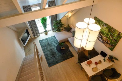Möbliertes Wohnen im Grünen - 57 m² an der Würm mit Top-Anbindung | Premium Galerie Apartment