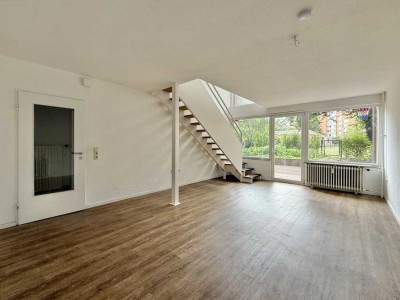 Interessante 6-Zimmer-Maisonettewohnung mit großer & sonniger Terrasse/Gartenteil