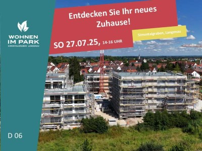 3-ZIMMER ETW IM 1. OG MIT BALKON - "WOHNEN IM PARK" IN LANGENAU - D06