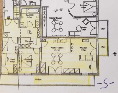 Schöne 3 Zimmer-Wohnung mit drei Balkone 
mit herrlichem Bergblick rundum - tolle Lage in Bruckmühl