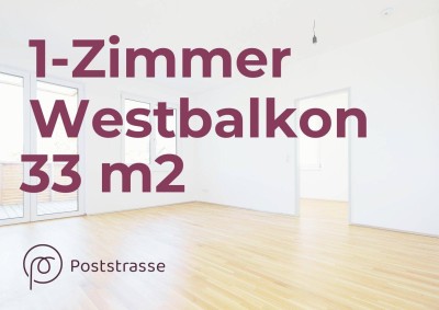 Westseitige 1-Zimmer-Wohnung im Zentrum von Hard - Erstbezug!