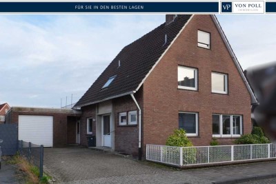 Provisionsfrei: Sanierungsbedürftiges Einfamilienhaus mit Büro und Garage in Nordhorn