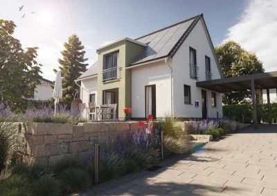 Ein Haus mit Seele – Ihr Rückzugsort, geplant und gebaut, wie es Ihnen gefällt. Bauplatz real.