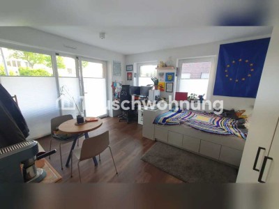 Tauschwohnung: Neue, topmoderne Wohnung mit Terasse – Suche 1-Zimmer