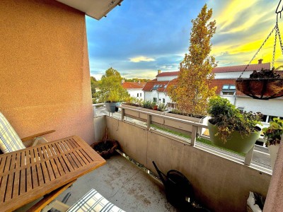 TOPLAGE IN SCHWECHAT - BJ 1990 - 2 Zimmer - ca. 63 m² NFL - Loggia - Garage