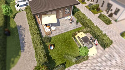 Modernisiertes Tiny House mit Boddenblick im Ostseebad Wustrow