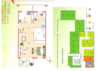 Geschmackvolle 3-Raum-Wohnung mit gehobener Innenausstattung mit EBK in München Aubing