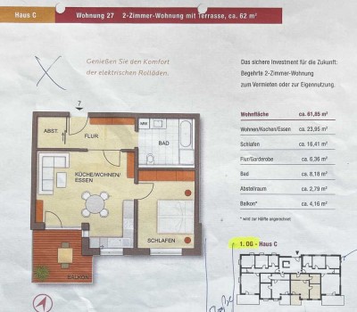 Moderne, teilmöblierte 2-Zimmer Wohnung mit Balkon in Neumarkt i.d.OPf.