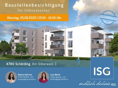 NEUBAU! 3-Zimmer-Mietkauf-Wohnung Top 4 im EG mit Eigengarten in Schärding (Eigenmittel erforderlich)