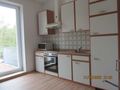 1-Zimmer-Wohnung, teilmöbliert mit EBK in Ebhausen + Balkon