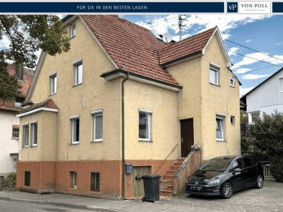 Sanierungsbedürftiges Einfamilienhaus in Neckarweihingen