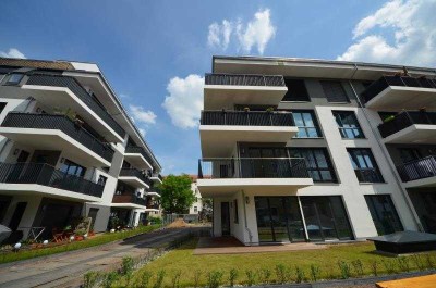 Hochwertige Wohnung im Neubau mit großem Balkon in Stötteritz !