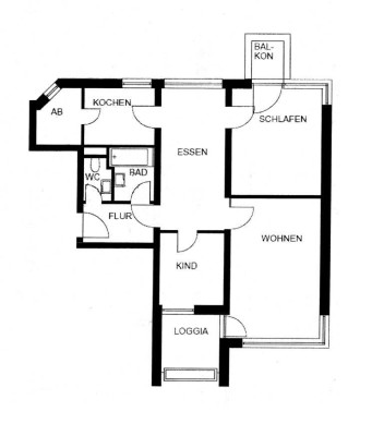 4 Zi-Wo-Dachgeschoss - Südlage - modernisiert, saniert, ohne Schrägen, da Flachdach