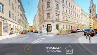 Charmante Altbau-Wohnung nahe Donaukanal | 2 Zimmer - 63m²  | saniert