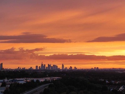 Penthouse-Wohnung - super Skyline-Blick - Blick ins Grüne