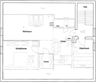 Helle 2-Zimmer-Wohnung in Allersberg, Ortsteil Altenfelden