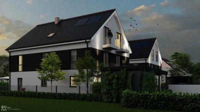 Doppelhaus Erding - Neubau - zentrale Lage in kleiner Seitenstraße - nur noch eine DHH zur Verfügung