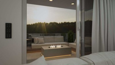 5% Preisnachlass KFW 55 Effizienzhaus: 3-Zi-Wohnung mit grosser Terrasse , TG sowie Wohnwagencarport