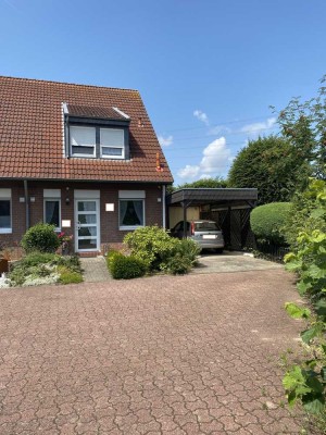 Sehr gepflegte, verklinkert Doppelhaushälfte mit schönem Garten, Garage in Sackengassenlage von Hüls