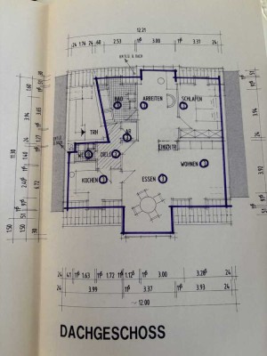 Attraktive Dachgeschosswohnung in Bretten