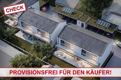 Provisionsfrei für den Käufer! ERSTBEZUG! Ziegelmassiv-Doppelhaushälfte in Premstätten! Haus D