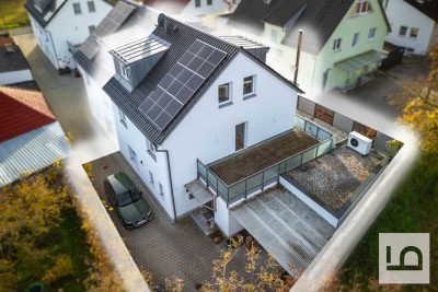 Jung+TOP-Modern: DHH in Mailing, Bj.2020, 5 ZKB, ca.180 qm, KfW55, Garage+Carport, ca. 270 qm Grund