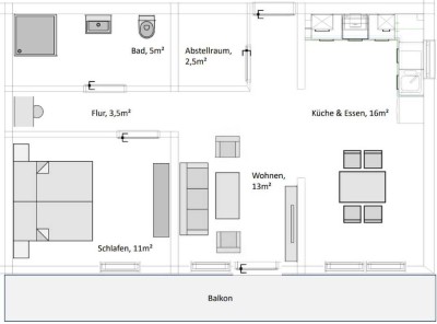 Erstbezug: Hochwertige 2,5-Zimmer-EG-Wohnung mit geh. Innenausstattung. 65km bis Stuttgart